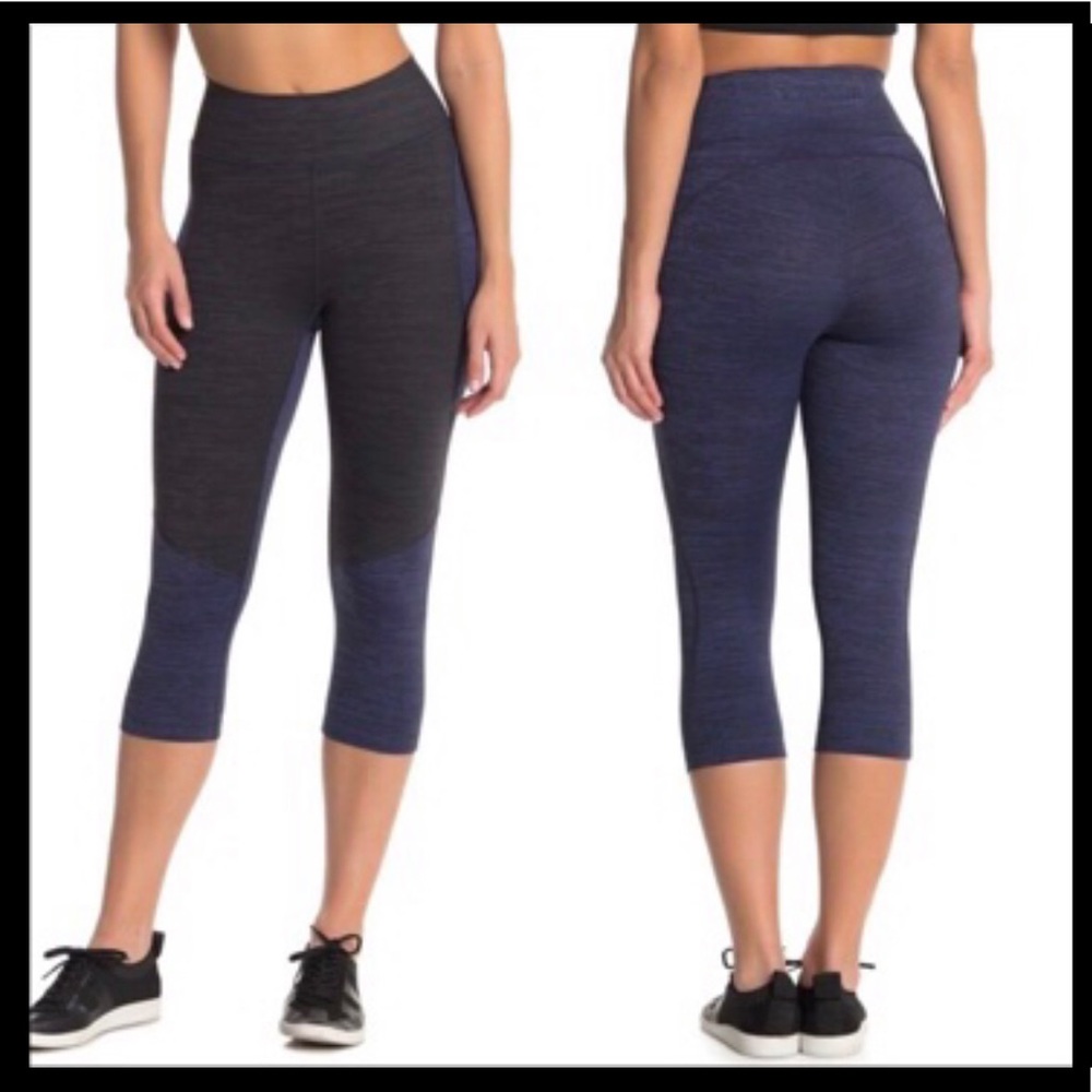Outdoor Voices Paneled Colorblock Capri Leggings